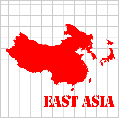 東アジア 地図